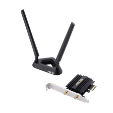 Asus AX3000 (Pce-AX58BT) Next-Gen WiFi 6 Dual Band PCIe Wireless Adapter with Bluetooth 5.0 - Ofdma, 2x2 MU-Mimo and Wpa3 Security,Black